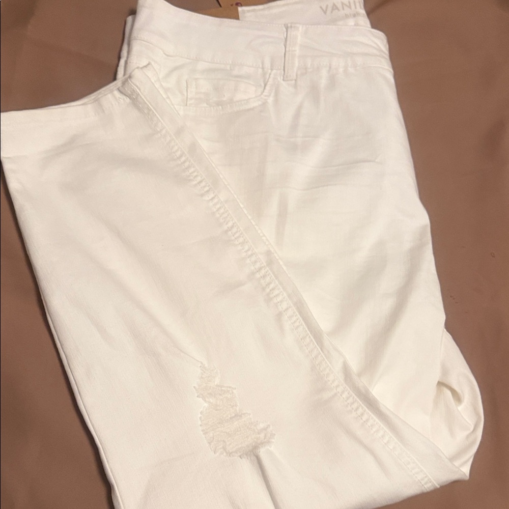 Vanilla Star Women's White Skinny Jeans - Picture 3 of 9